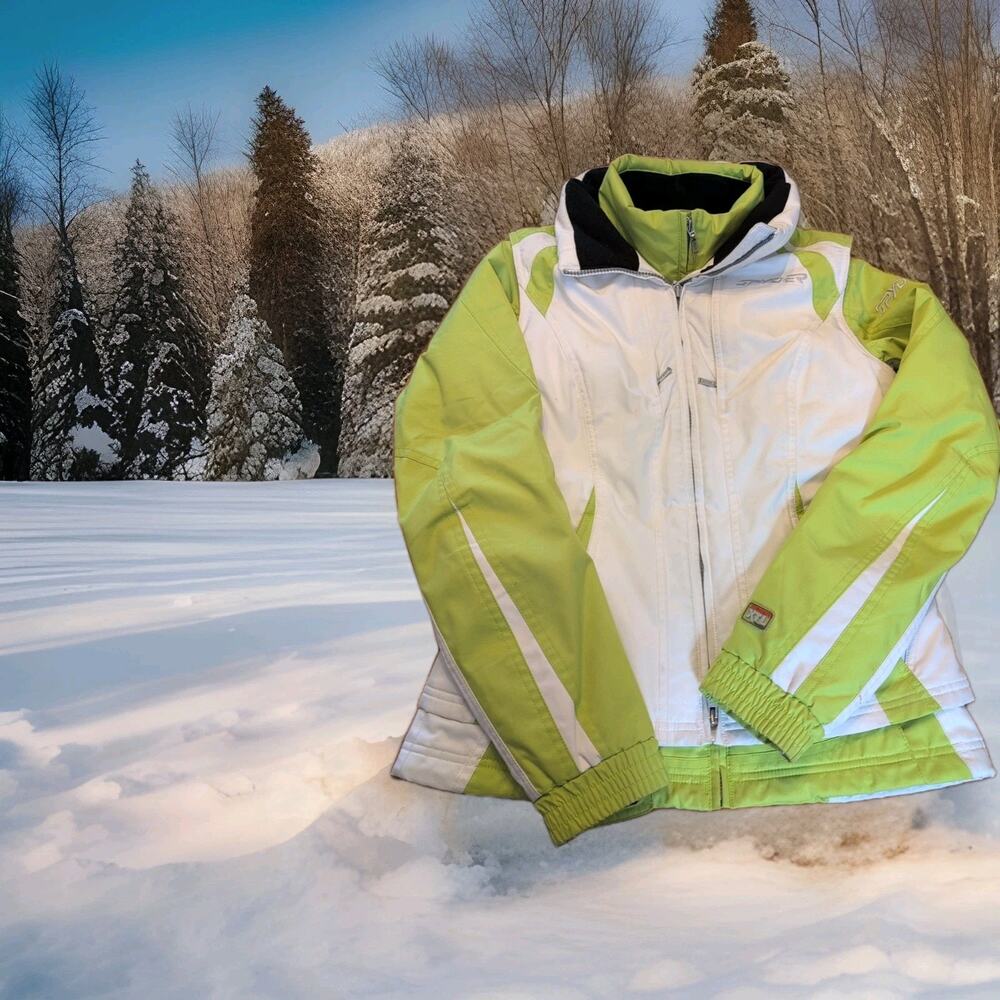 Spyder XTL 10,000 2-Piece Coat Vest With Hood Women's 6 Thinsulate size 6